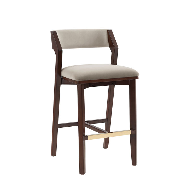 Patricia Beige Barstools (Set of 3)