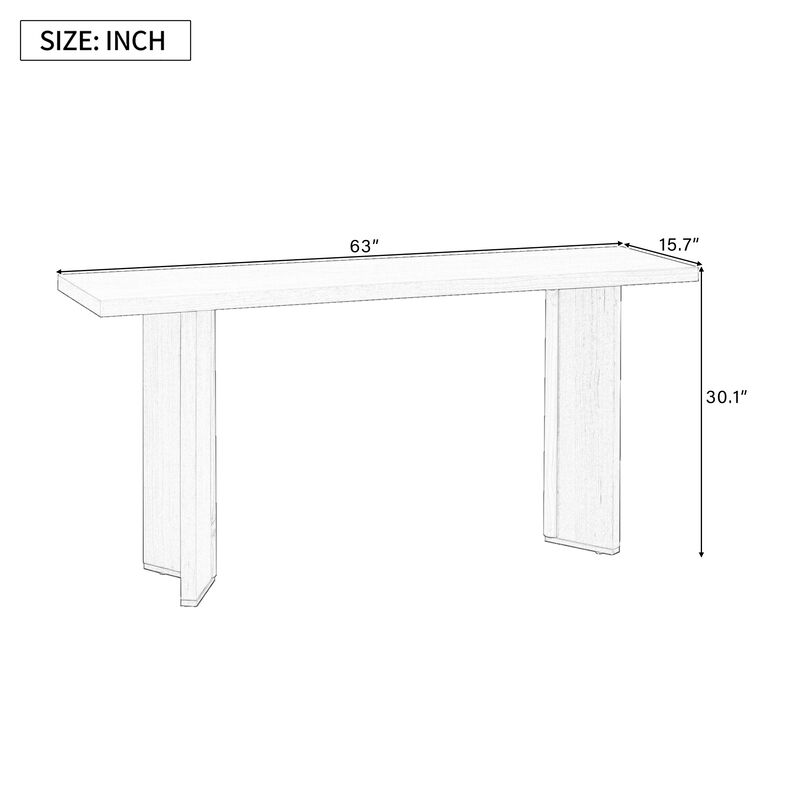 Merax U_STYLE Stylish Console Table