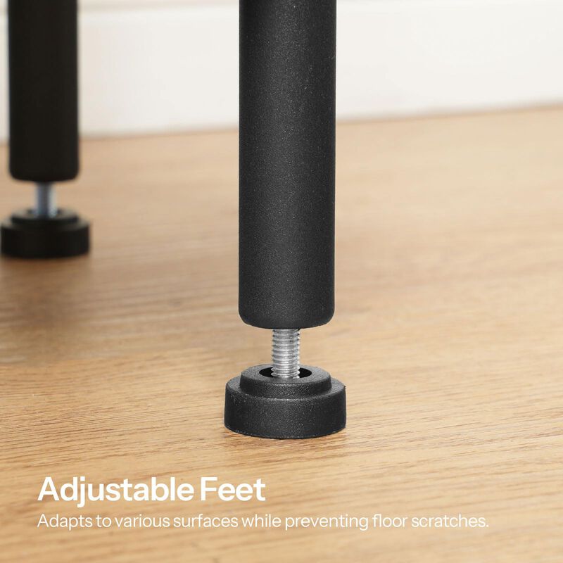 Small Round End Table with 3-Tier Storage and Charging Station & USB Ports image number 5