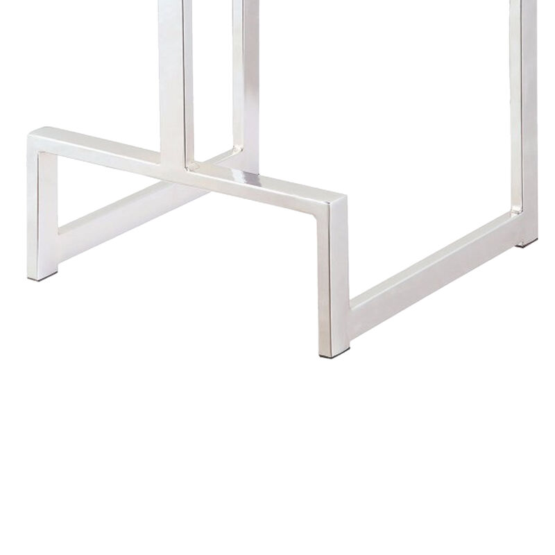 Metal Counter Height Stool, Grey