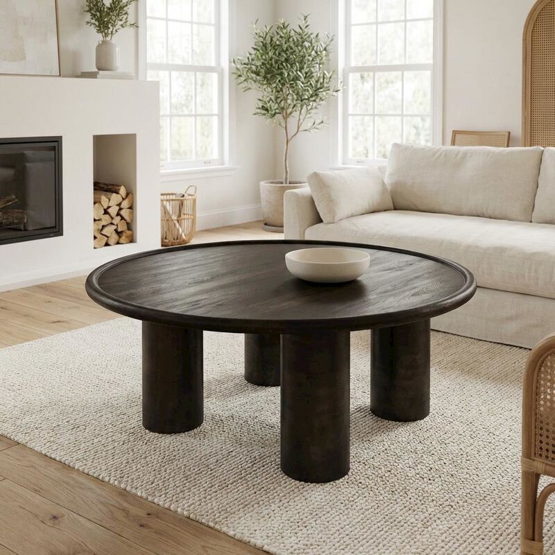 Starlight Canyon Home Brown Outdoor Coffee Table, Aluminium Top, Cast Aluminium Frame Durable Design image number 3