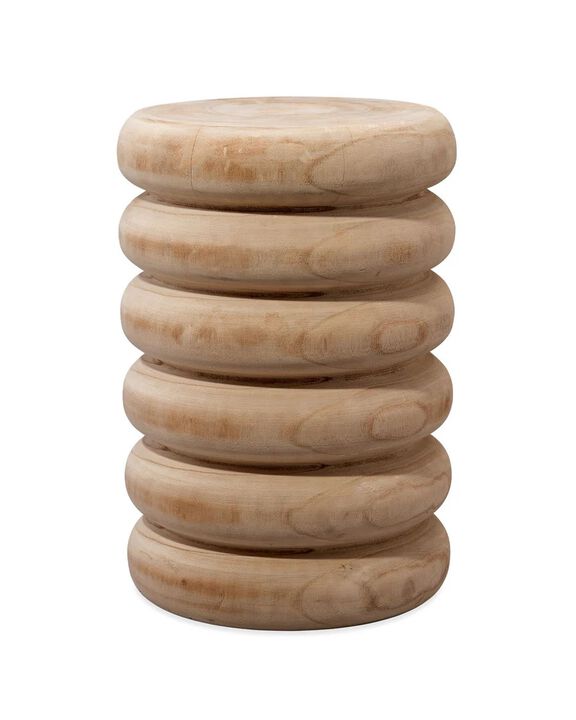 Mojave Wood Side Table