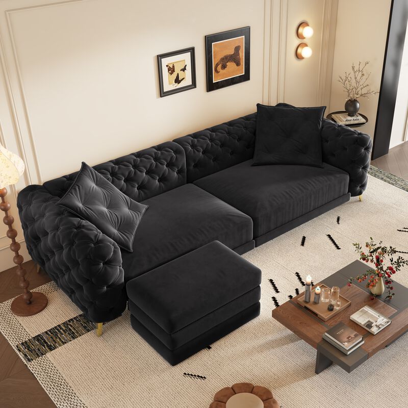 Zikbax 97.7" Convertible Sleeper Sofa image number 9
