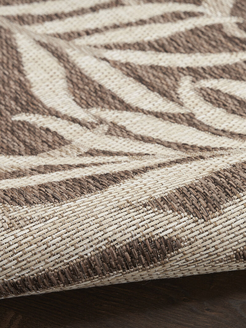 Garden Oasis GOA01 Mocha 6' x 9' Rug