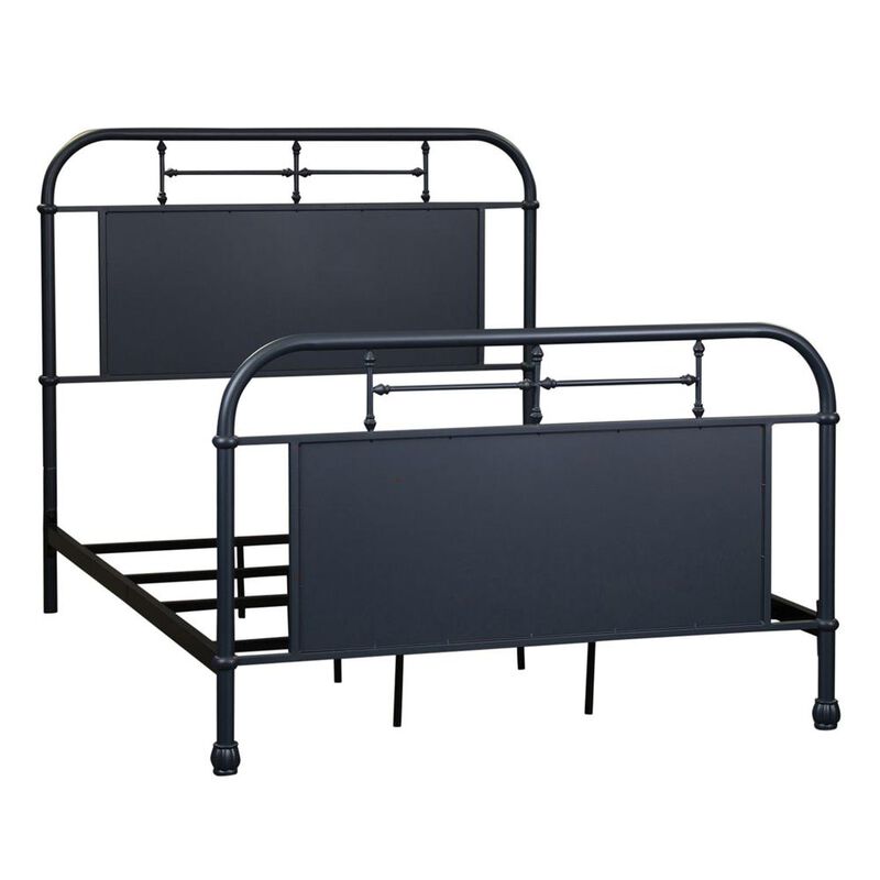 Liberty Furniture Full Metal Bed - Navy image number 0