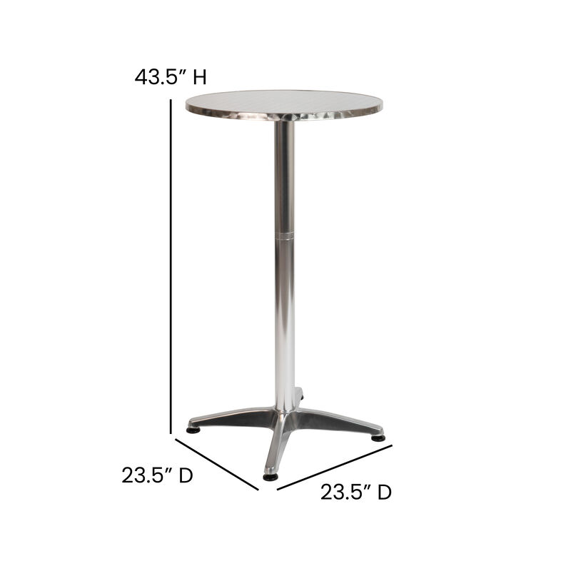 RD Black Bar Height Table image number 5