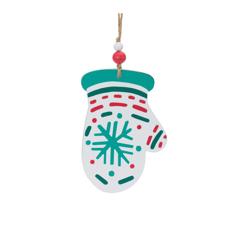 Wood Mitten and Stocking Ornaments (Set of 12) – Versatile Holiday Ornaments for Christmas Trees and Gift Wrapping