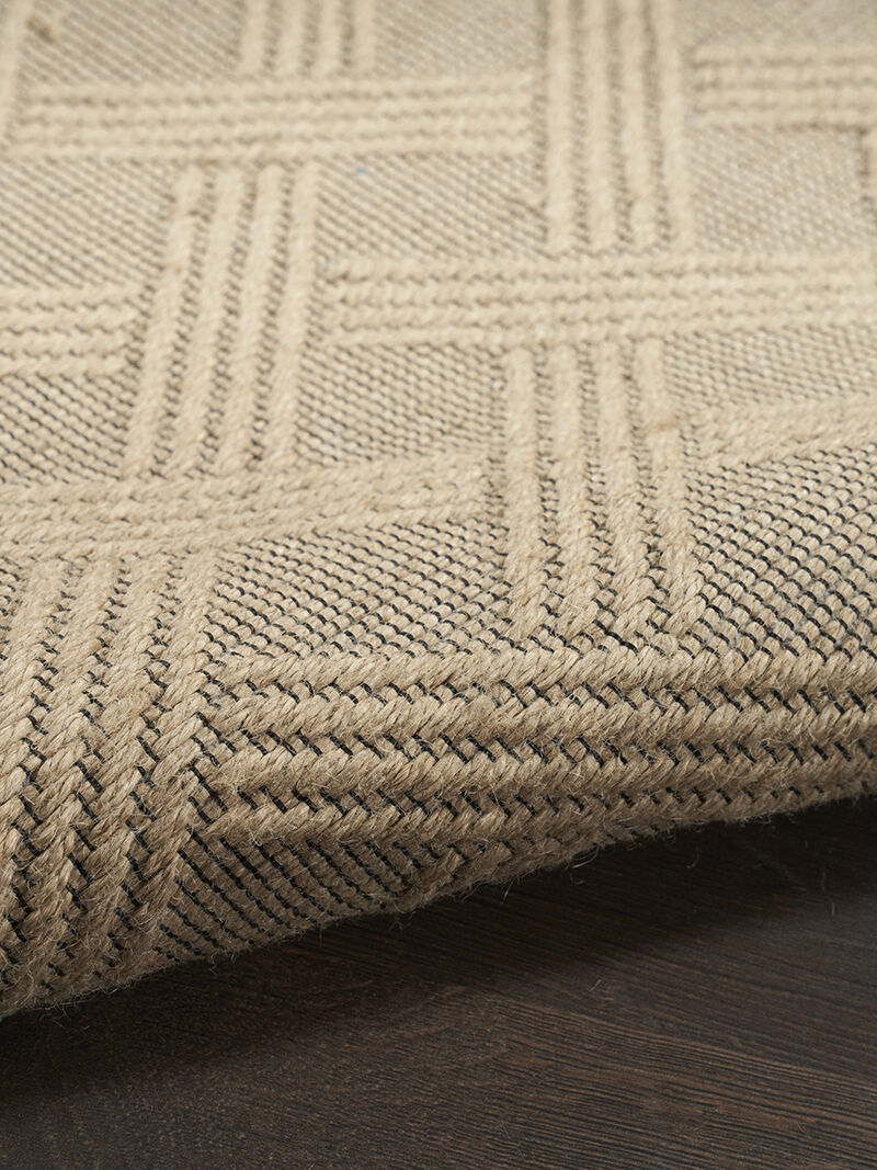 Washable Jute WSJ02 Natural 2' x 4' Rug