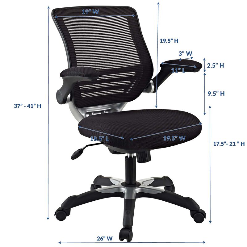 Modway Furniture - Edge Mesh Office Chair image number 5