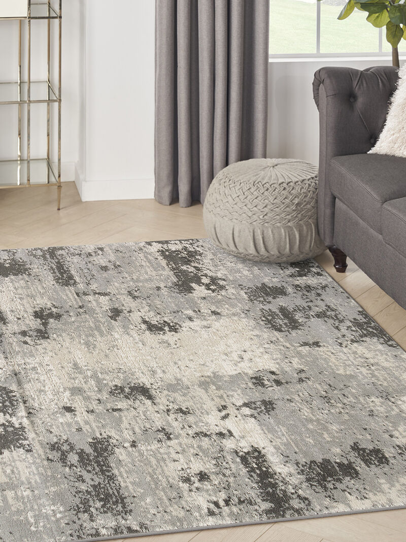 Serenity Home SRH06 Ivory/Gray 3'11" x 5'11" Rug