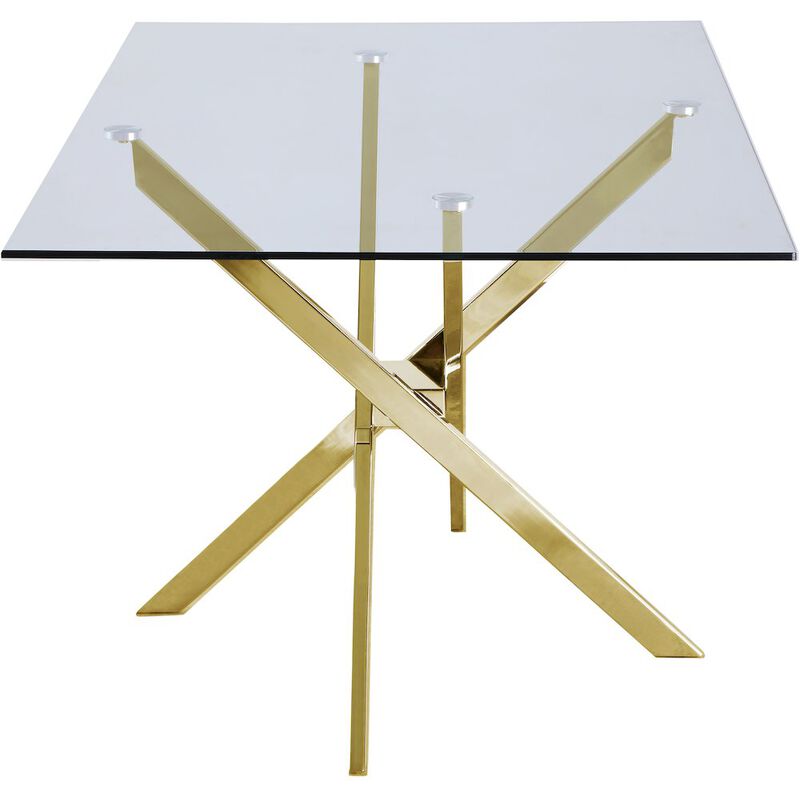 Meridian Furniture Xander Gold Dining Table