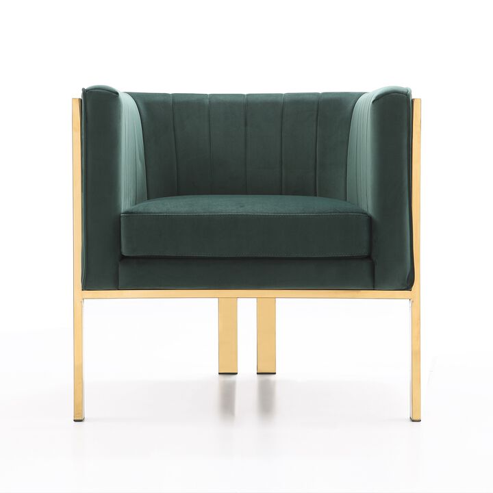 Paramount Green Accent Chair