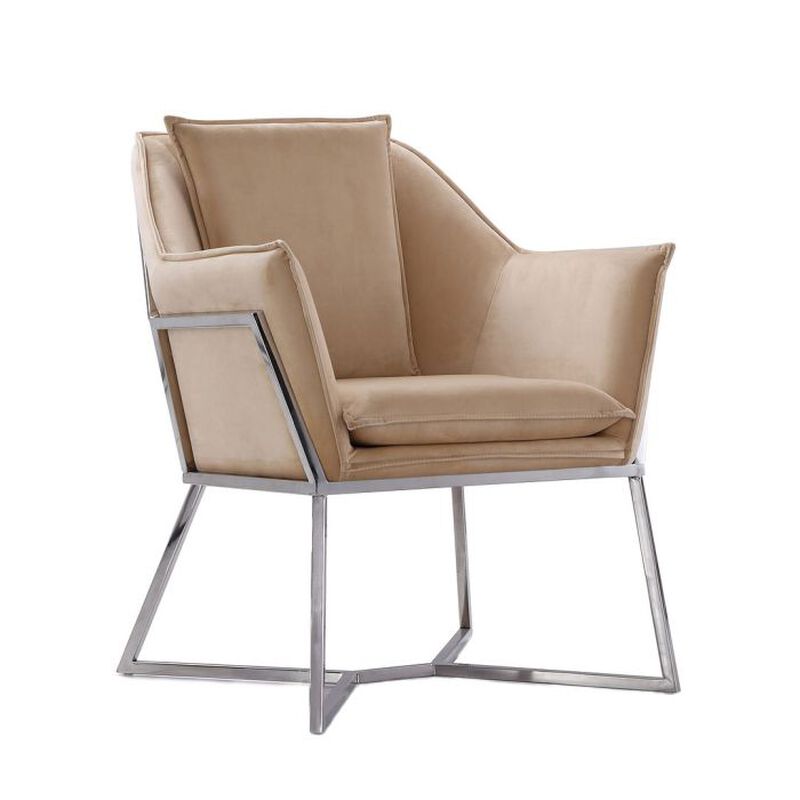 Origami Brown Accent Chair