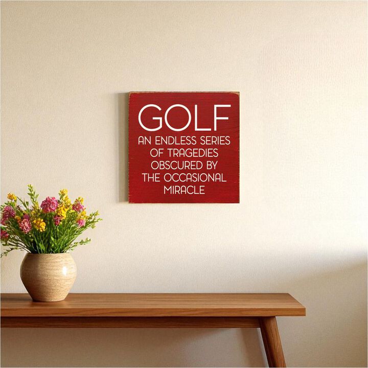 Golf Funny Wooden Sign Rustic Golf Wall Decor Gift for Golf Lovers