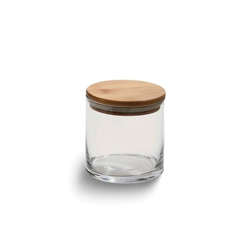 Small Round Glass Container image number 0