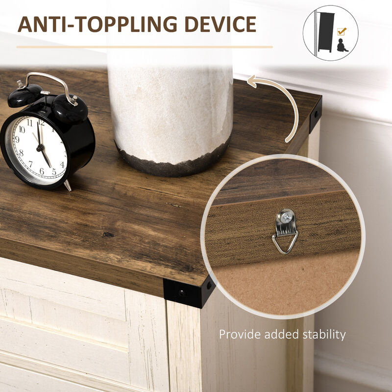 Wunmit Farmhouse Sideboard Buffet Cabinet image number 3
