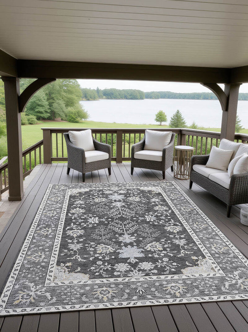 Hatay HY9 Charcoal 2'3" x 7'6" Rug