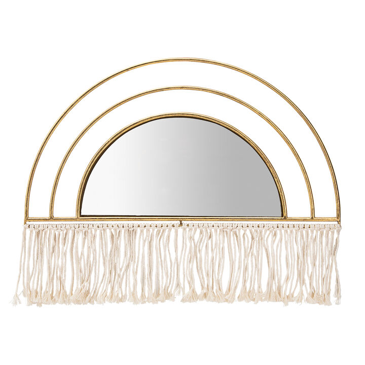 Arched Mirrored Wall Deco