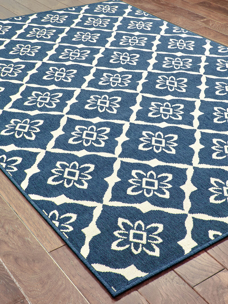 Meridian 5'3" x 7'6" Navy Rug image number 1
