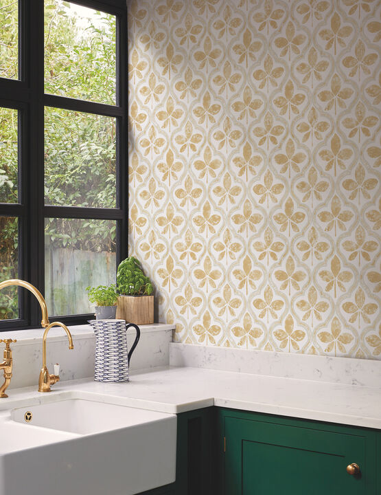 Sevilla Ochre Wallpaper