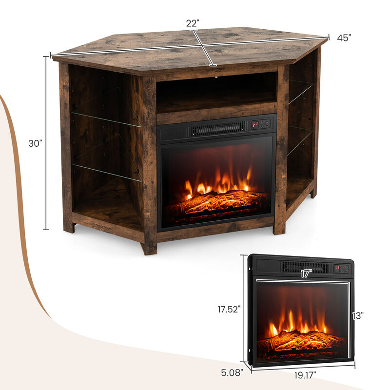 Modern TV Stand with LED Lights &ndash; Entertainment Center for Living Room Storage image number 3