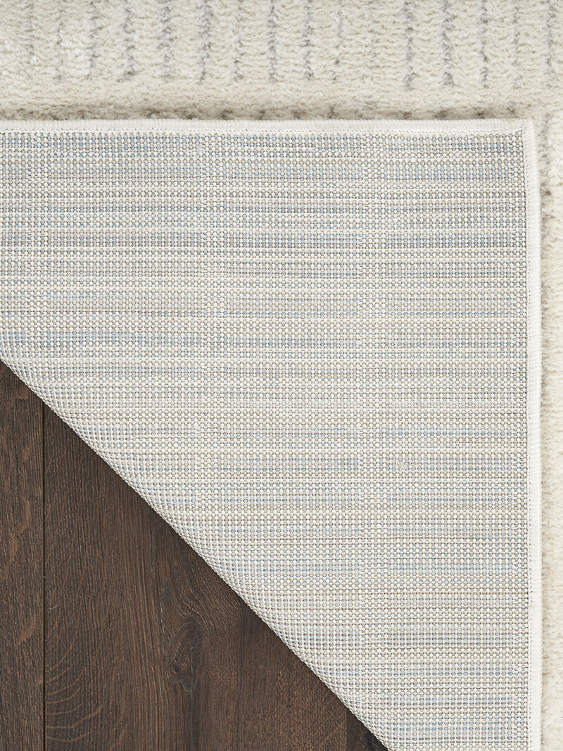 Modern Comfort MNC03 Ivory/Gray 6'7" x 9' Rug