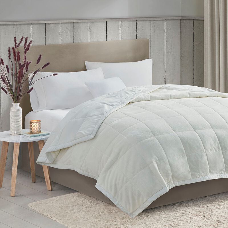 Gracie Mills Morrow HeiQ Smart Temperature Reversible Down Alternative Blanket image number 1