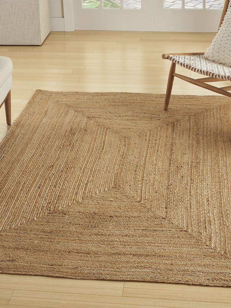 Natural Jute NJT03 Natural 4' x 6' Rug