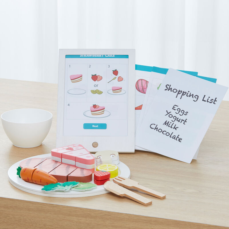 Little Chef Frankfurt 27-Piece Play Cooking Set with Recipe Tablet image number 1