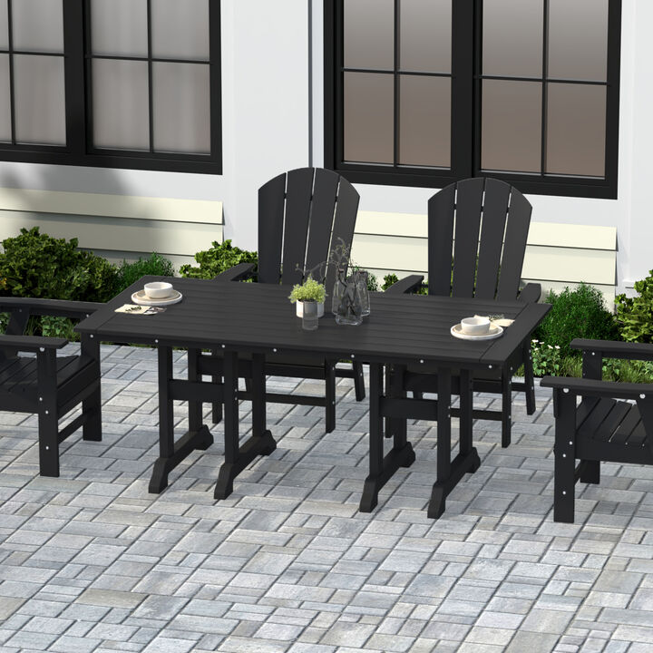 WestinTrends 71" Outdoor Patio Dining Table