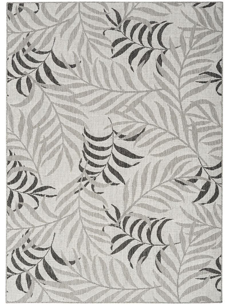 Garden Oasis GOA01 Gray 4' x 6' Rug