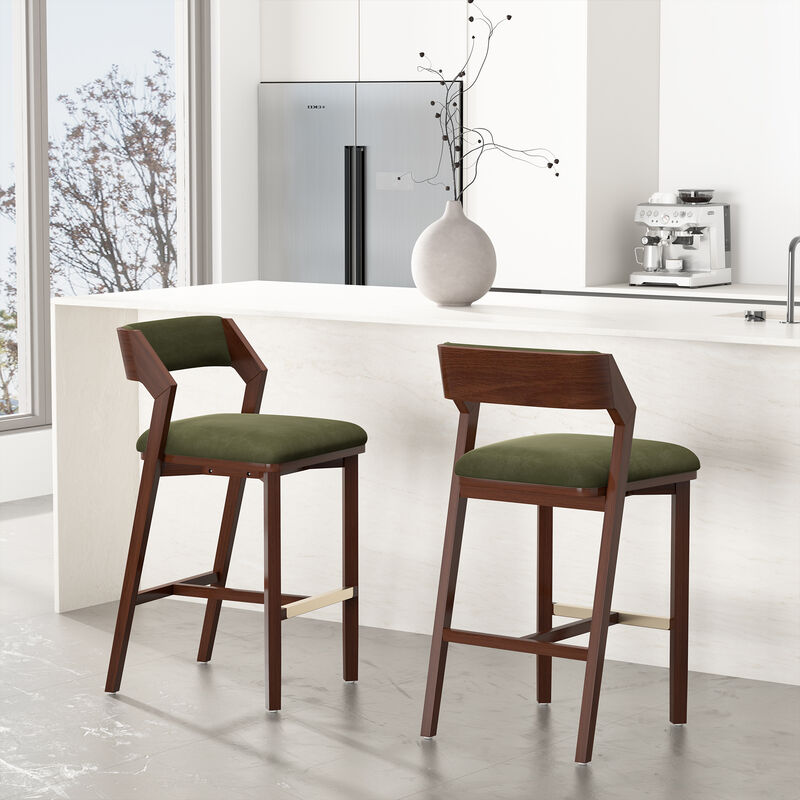Patricia Green Barstools (Set of 2)