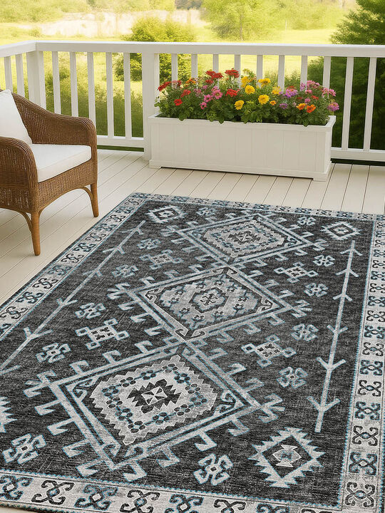 Brisbane BR2 Midnight 3' x 5' Rug