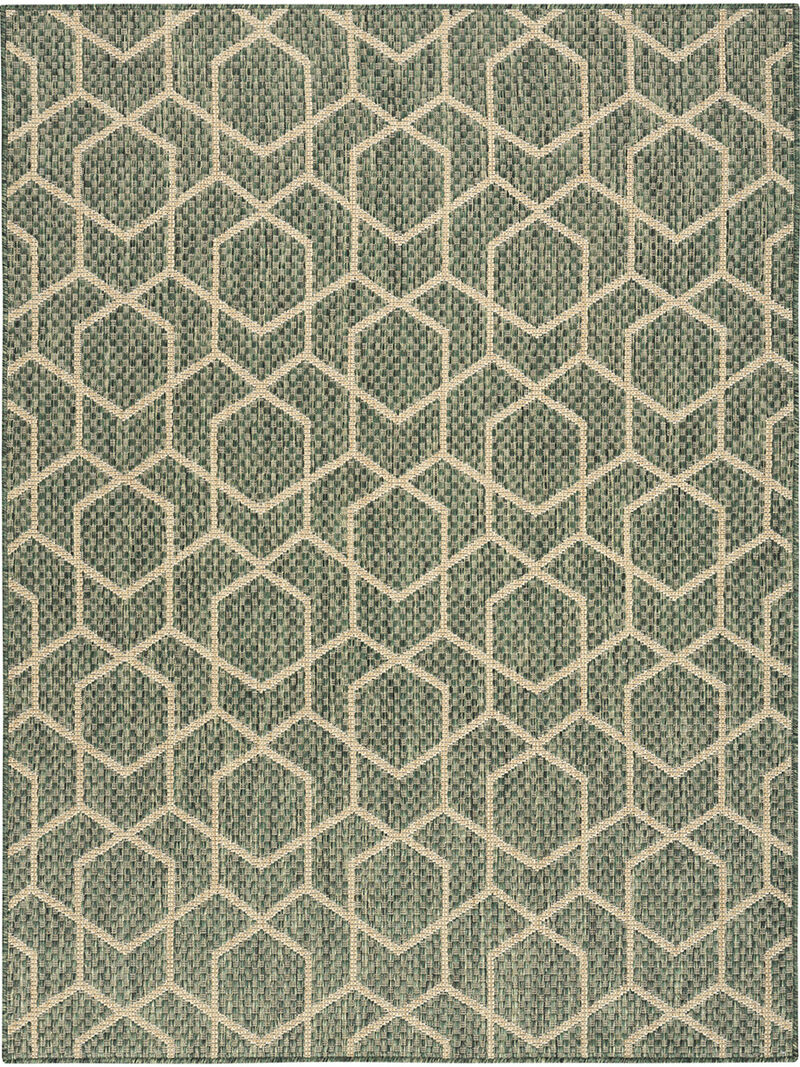 Horizon Indoor/Outdoor HOZ01 Green 5' x 7' Rug