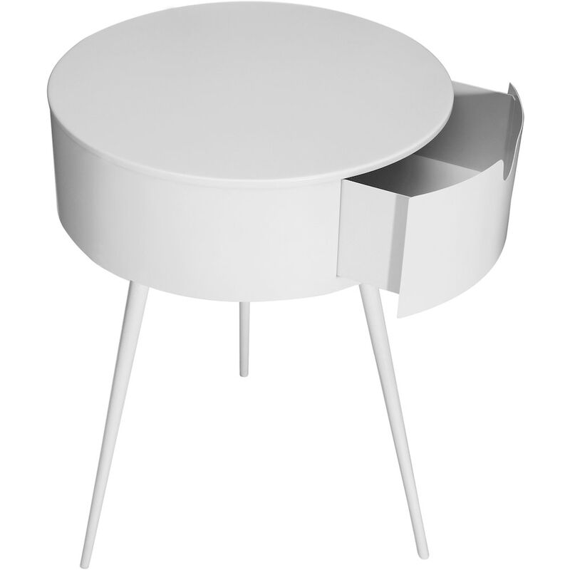 Meridian Furniture Bali White Night Stand