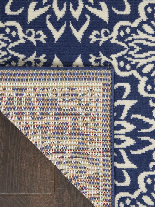 Jubilant JUB06 Navy/Ivory 3' x 5' Rug