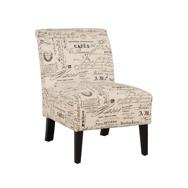 Linon Linen Lily Chair image number 0