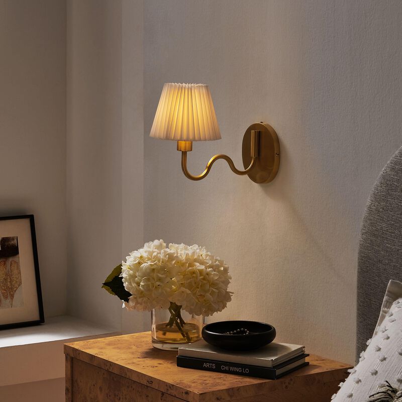 Wave Squiggle Arm Wall Sconce image number 7