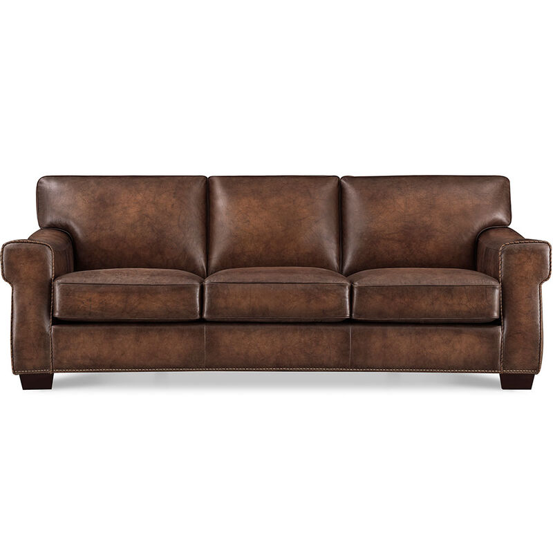 Capri 100% Top Grain Leather Sofa