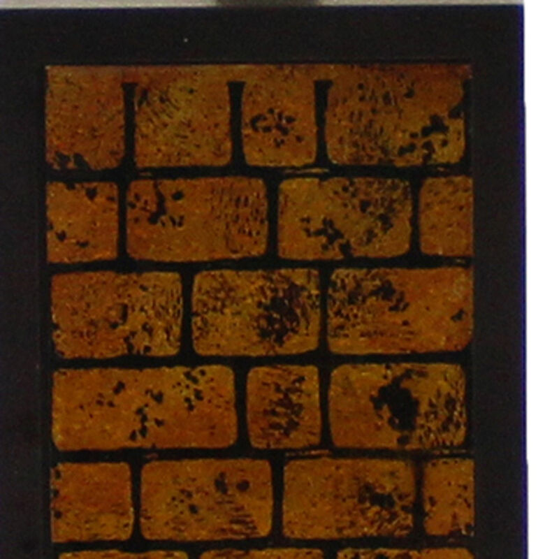 Hivvago 31" Black and Yellow Metal Bedside Table Lamp With White Empire Shade