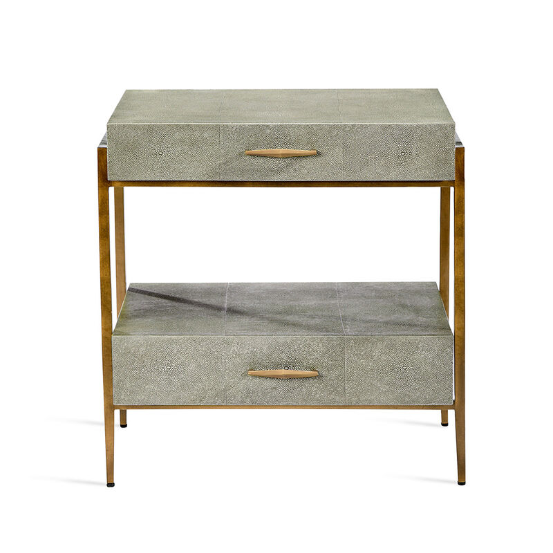 Morand Bedside Chest - Shagreen