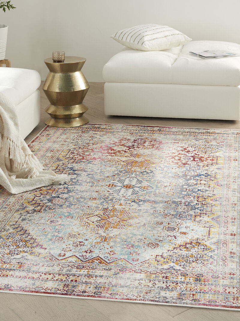 Vintage Kashan VKA09 Multicolor 5'3" x 7'10" Rug