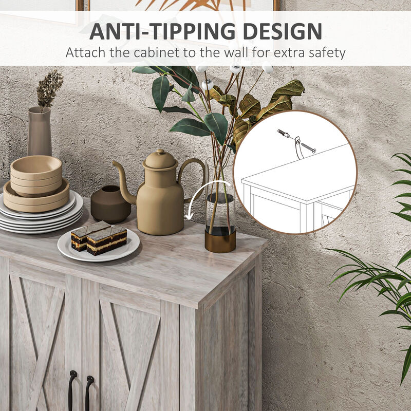 Tiggir Sideboard Buffet Cabinet image number 4