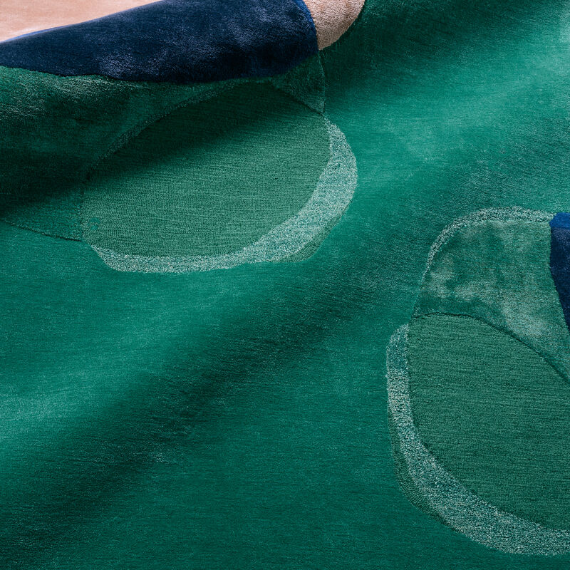 Layered Form Divya Alpine Green 12'X15' Rug image number 3