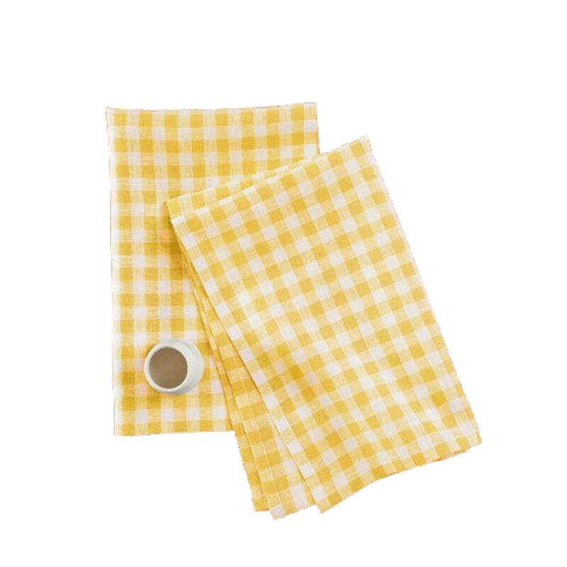 Linen Kitchen Towels - Gingham Check image number 0