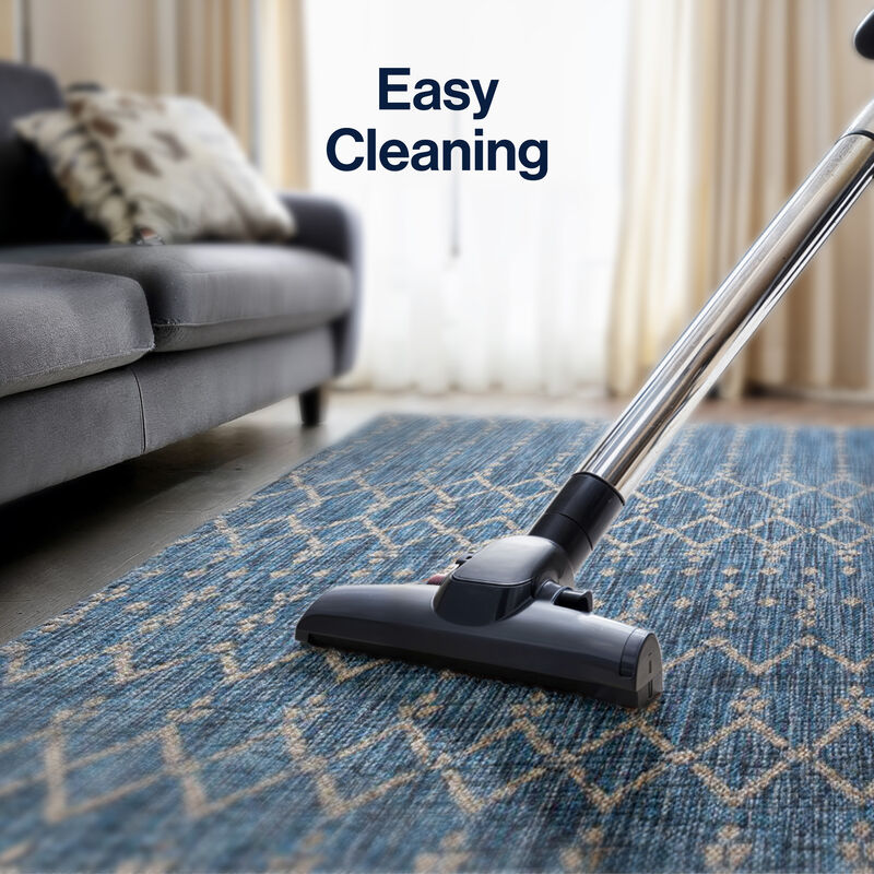 Ourika Moroccan Geometric Textured Weave Indoor/Outdoor Area Rug