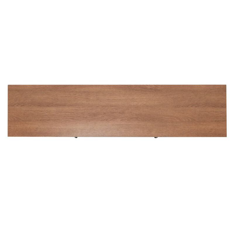 Flash Furniture 65" Entertainment Center with Storage Cabinets for up to 80" TV's, Walnut image number 6