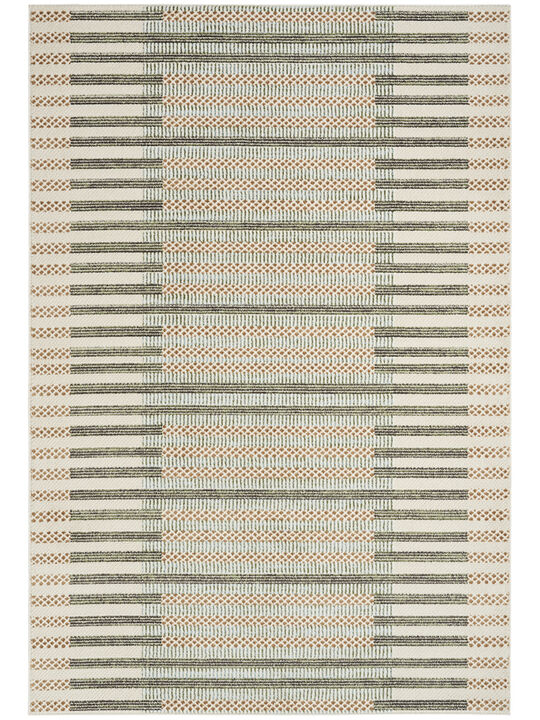 Nordic NRC15 Ivory/Multicolor 4' x 6' Rug