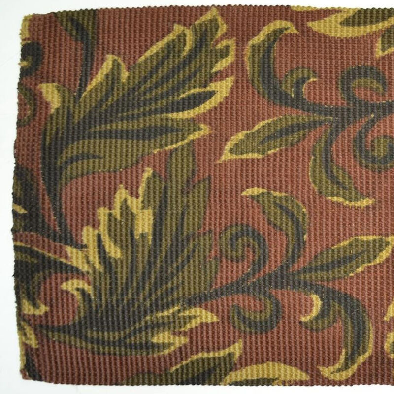 HomeRoots Jute Botanical Leaves Hand Woven Area Rug image number 2