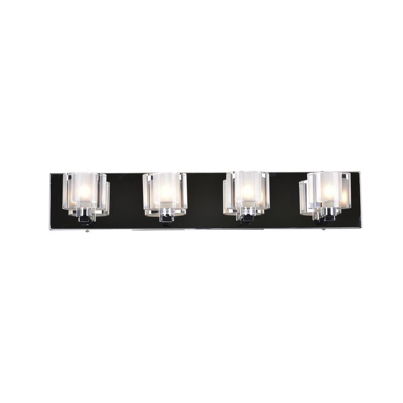 CWI Lighting Tina 4 Light Wall Sconce With Chrome Finish